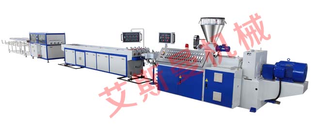 PVC solid pipe production line